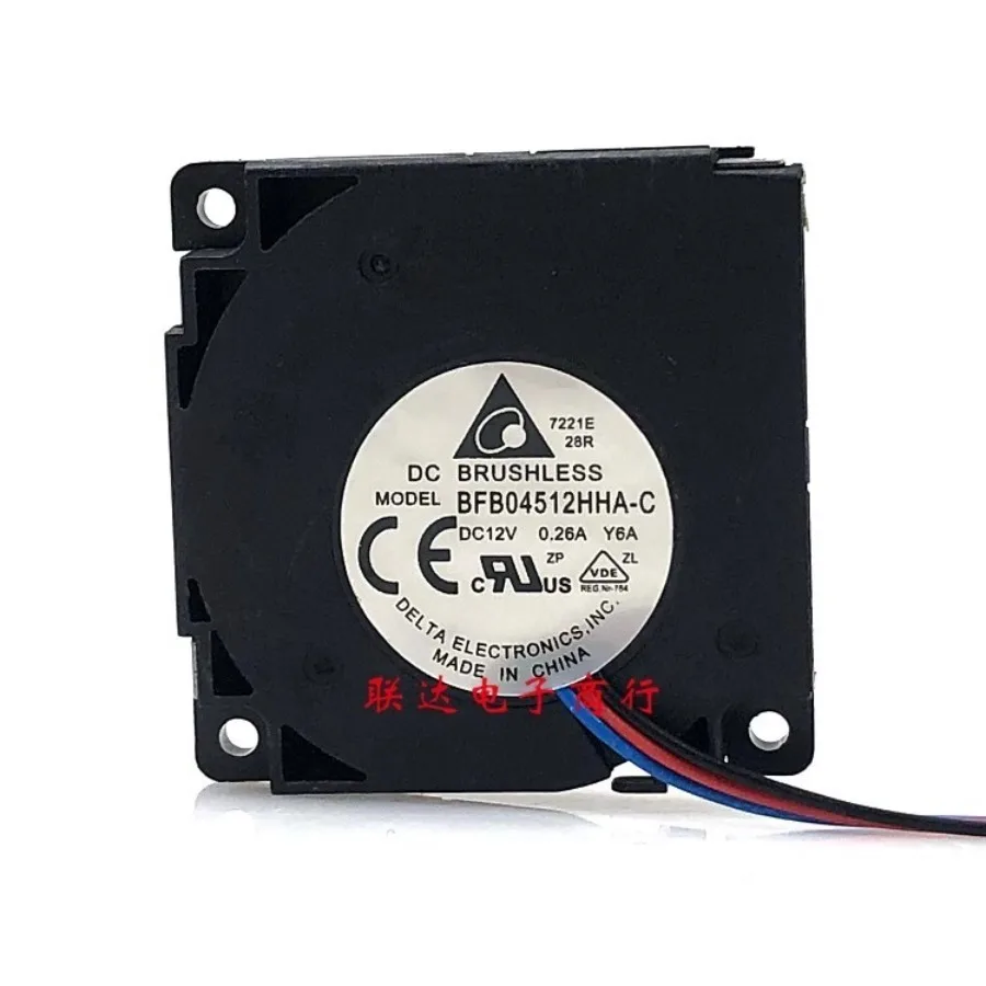 For Delta BFB04512HHA-C DC12V 0.26A 4510 3-wire Blower Cooling Fan