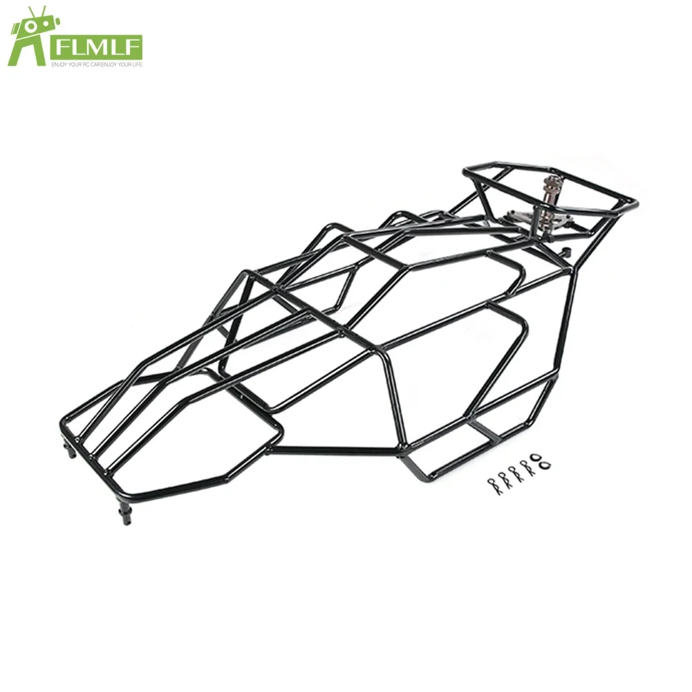 Jaulas para cerdos de aleación, protección completa, carcasa de coche, marco de jaula enrollable para 1/5 Losi 5ive T ROFUN ROVAN LT KingmotorX2 FID DDT piezas de control remoto