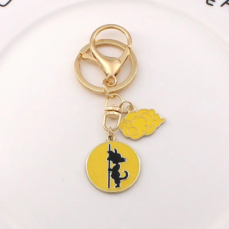 لعبة دراغون بول سون جوكو فيلم البضائع التلفزيونية شخصية الإبداعية المفاتيح عالية القيمة مكافحة خسر ملحق معدني للأزواج #4