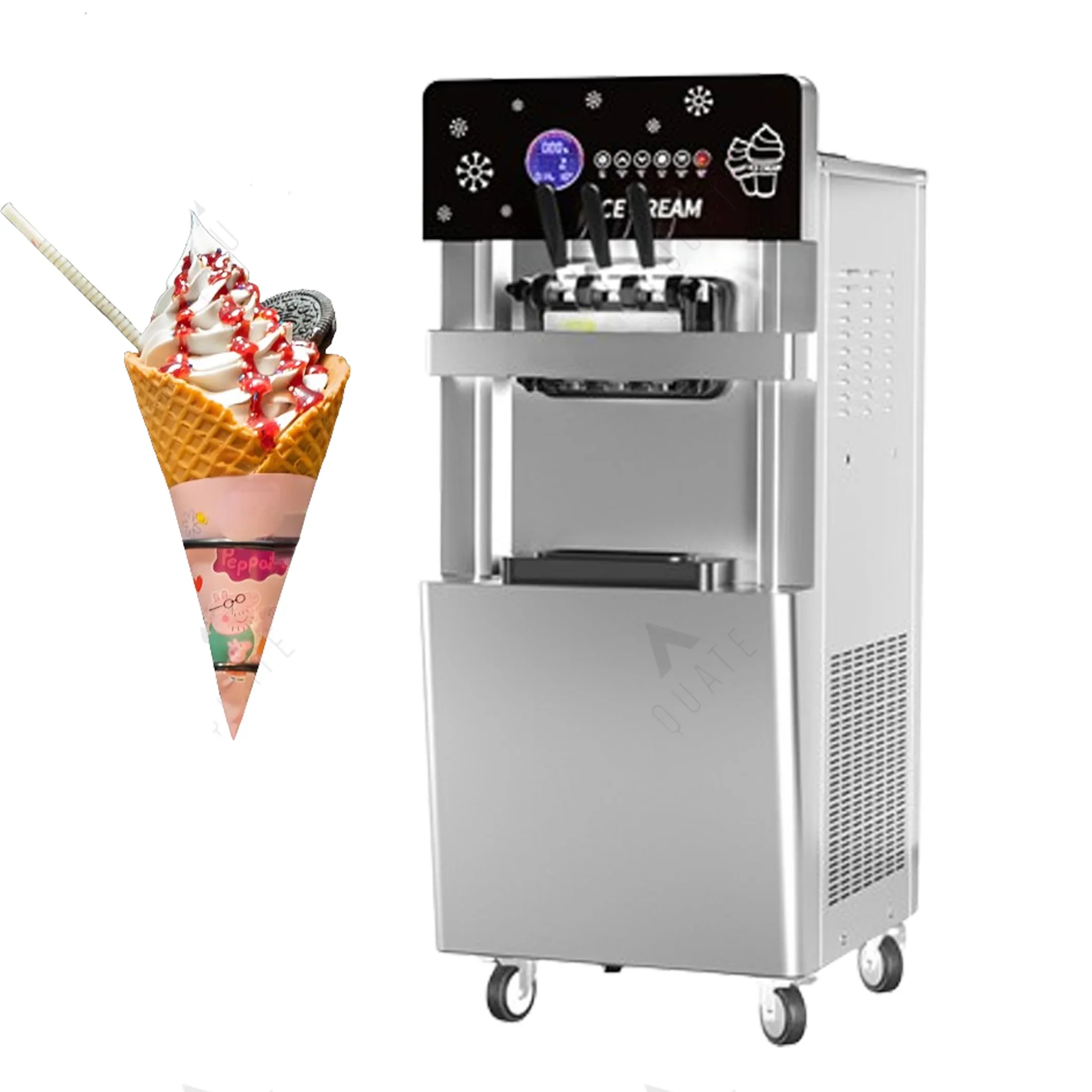 3 Flavors High Quality Ice Cream Maker Commercial Ice Cream Machine For Sale Soft Serve Ice Cream Machine