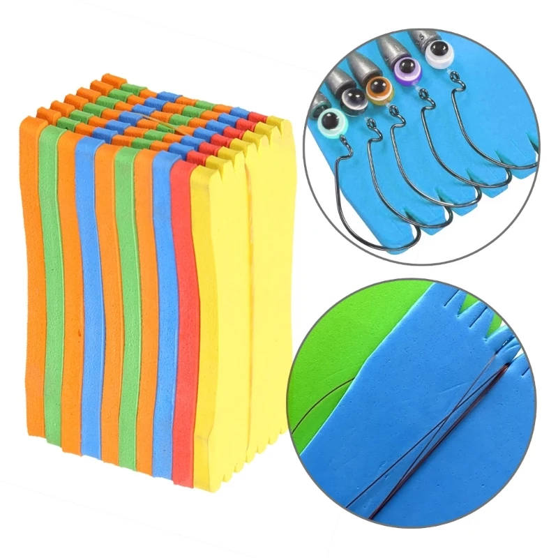 8-18cm EVA Foam Spools Winding Board Fishing Line Plate 10PCS Fish Hook Storage Wire Wrap Holder Tackle Tool Pesca Accessories