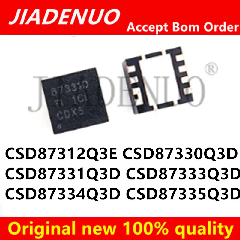 (5piece) CSD87312Q3E 87312E CSD87330Q3D 87330D CSD87331Q3D 87331D CSD87333Q3D 87333D CSD87334Q3D 87334D CSD87335Q3D 87335D QFN-8