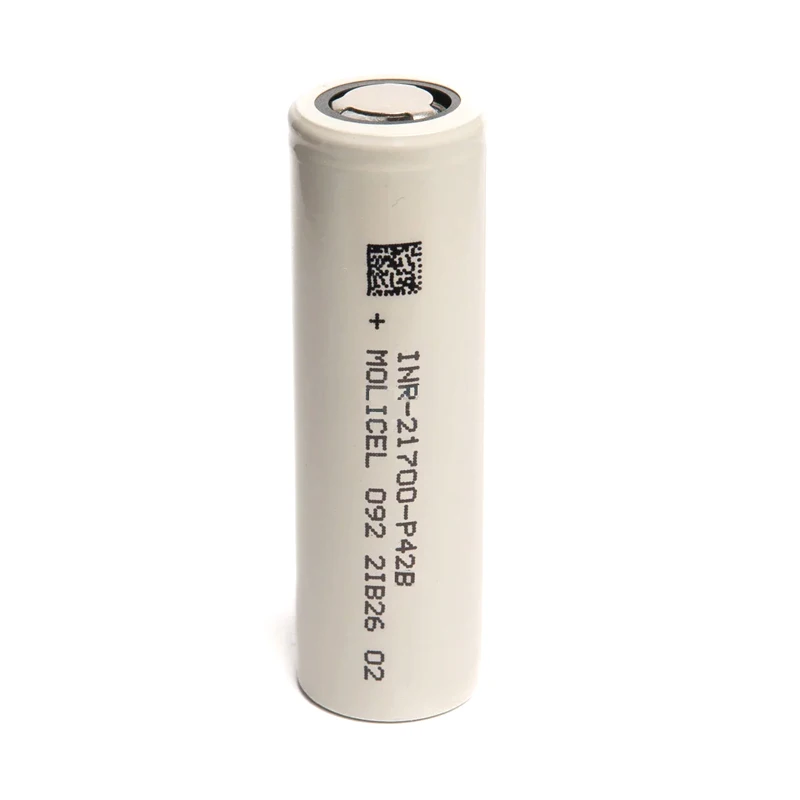 Najnowsza bateria Molicel P42B INR21700 3.6V 4200mAh akumulatory litowe 45A niska oporność ogniwo VS Molicel P42A 30A