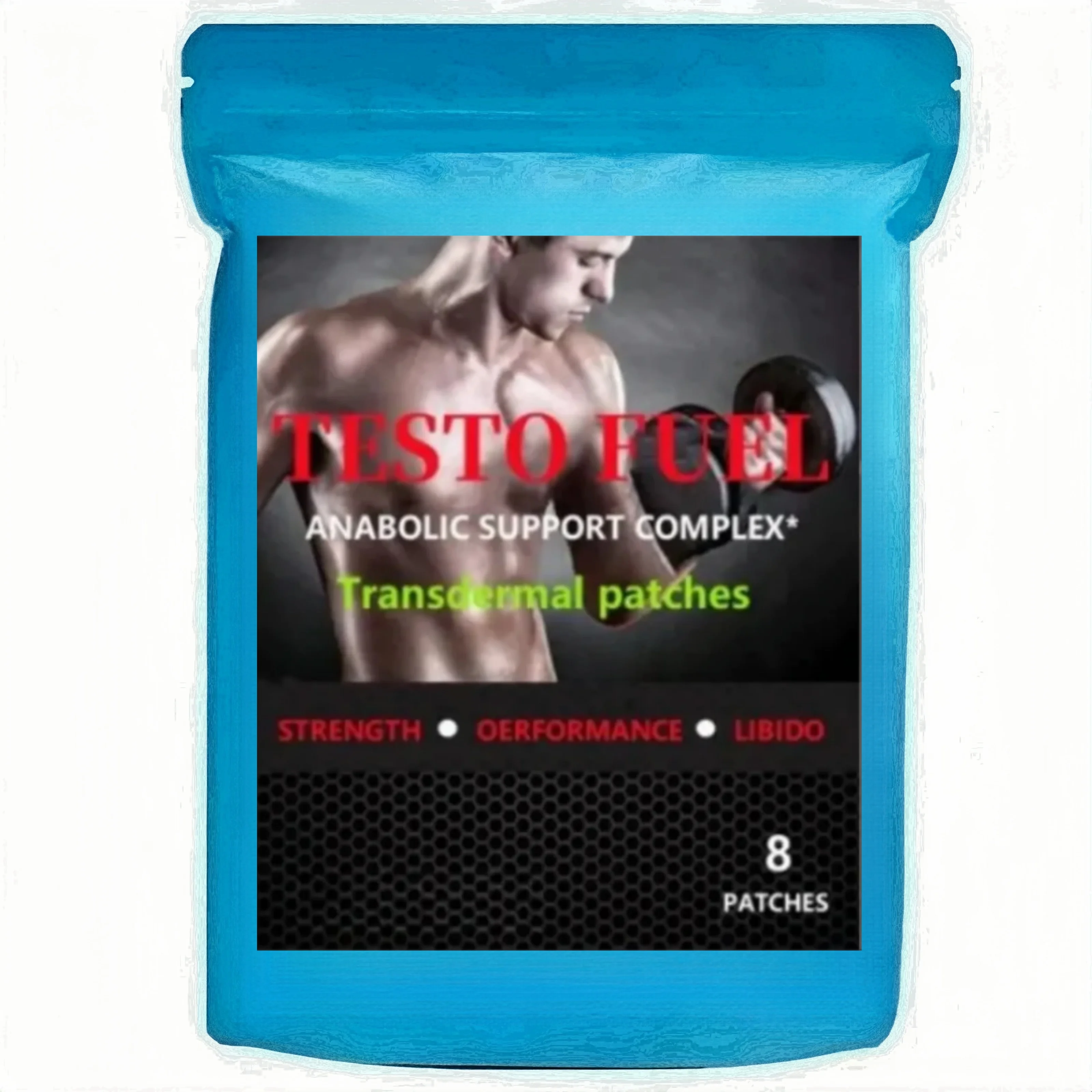 Testo Fuel Natural Testosterone Booster Anabolic Muscle Mass Testofuel. Transdermal Patches For Rapid Muscle Growth