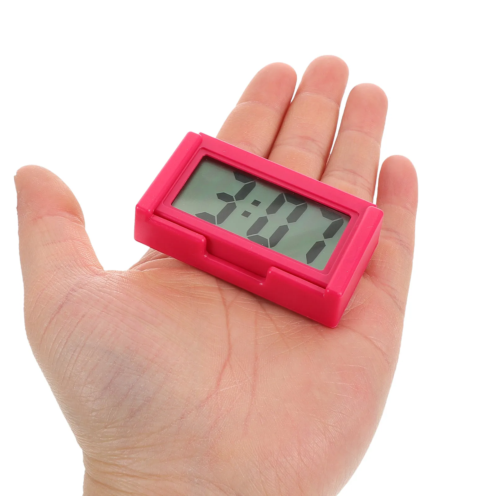 Portable Car Clock Silent Clock Movement For Commute Mini Digital Dashboard Small Auto LCD Display Accurate