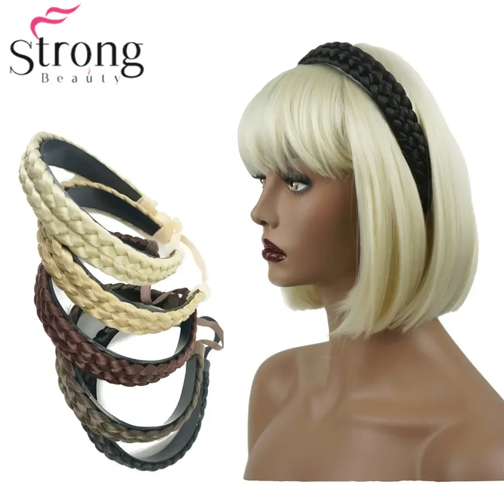 Women's Synthetic Headbands braid Braided Style hairpin Hairband