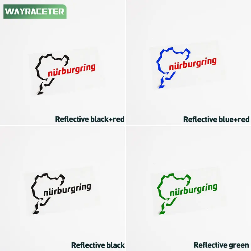 1 Piece Car Window Sticker Trunk Decal Nürburgring Sticker For Porsche Taycan 2026 911 Cayenne Macan Panamera Cayman 718 Boxster