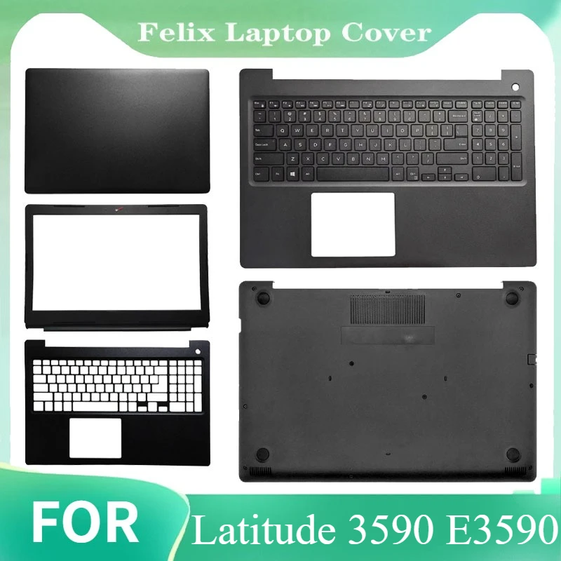 

New For Latitude 3590 E3590 Series Laptop Shell LCD Top cover Front Bezel Hingecover Palmrest Upper Case Lower Bottom Cover