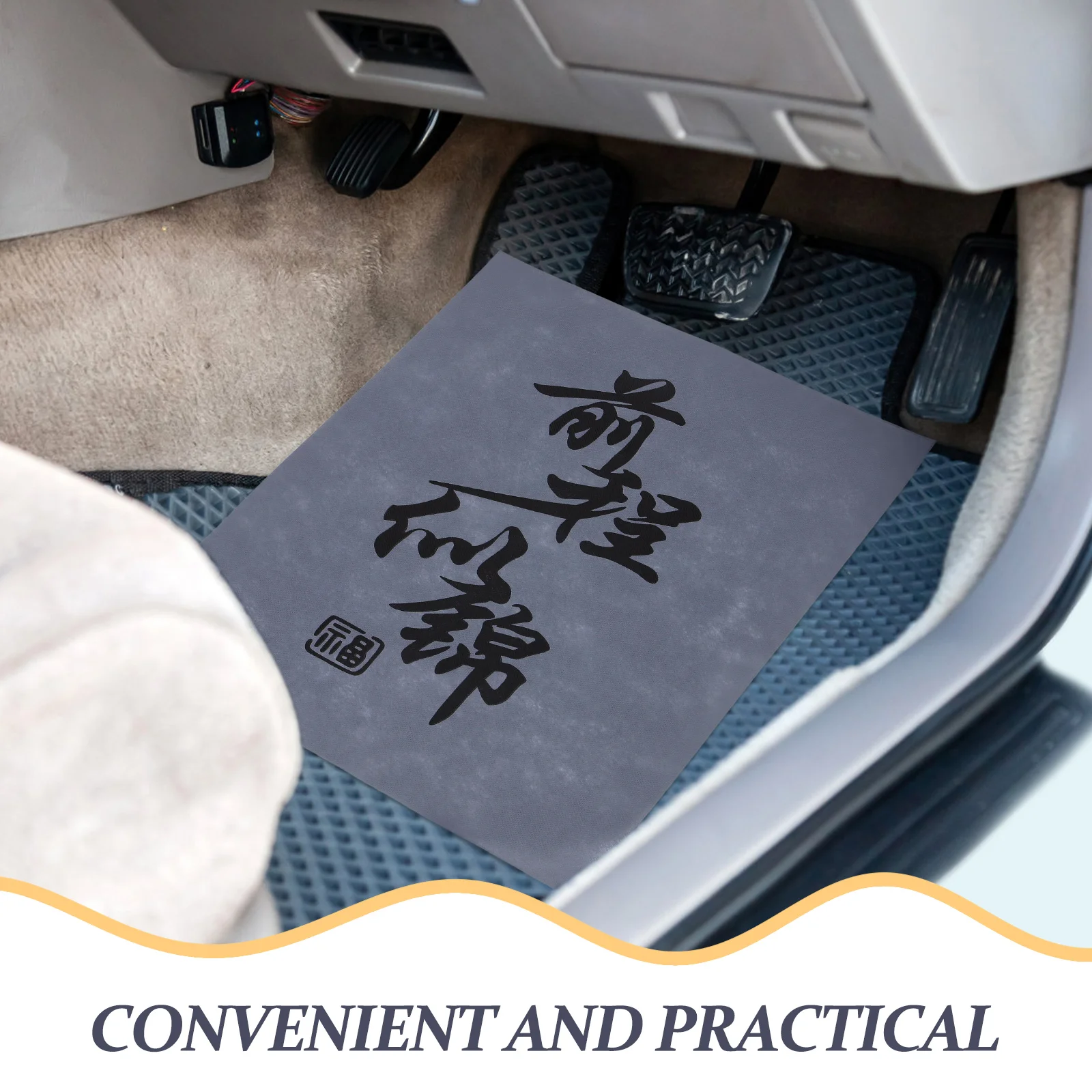 

50pcs Woven Car Floor Mats Disposable Foot Pads Automotive Car Carpet Floor Mat Carpet Protector Vehicle Interior Accessories