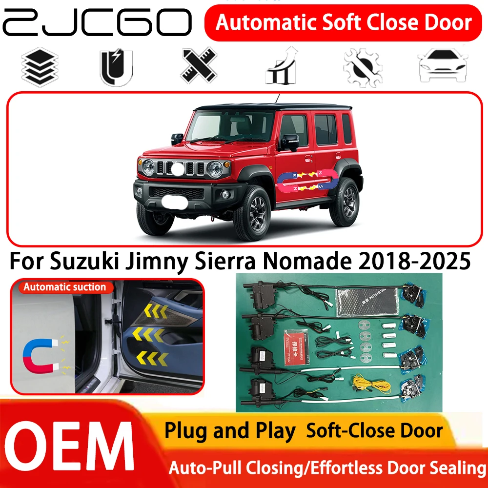 for Suzuki Jimny Sierra Nomade 2018-2025 Car OEM Plug and Play Automatic Electric Soft Close Door Comfort Closing System
