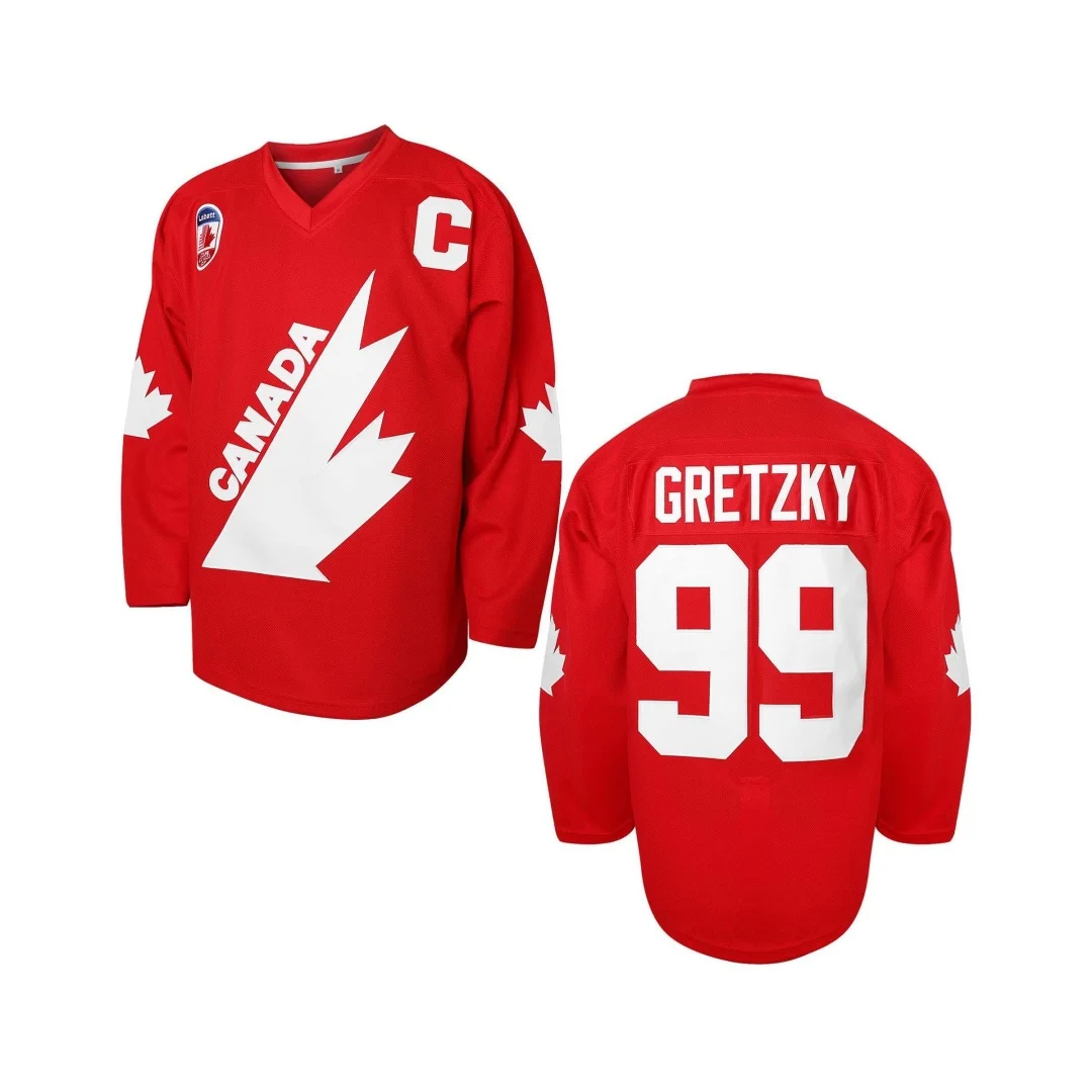 1991 Coupe Team Canada Cup 99 Gretzky Retro Hockey Jersey