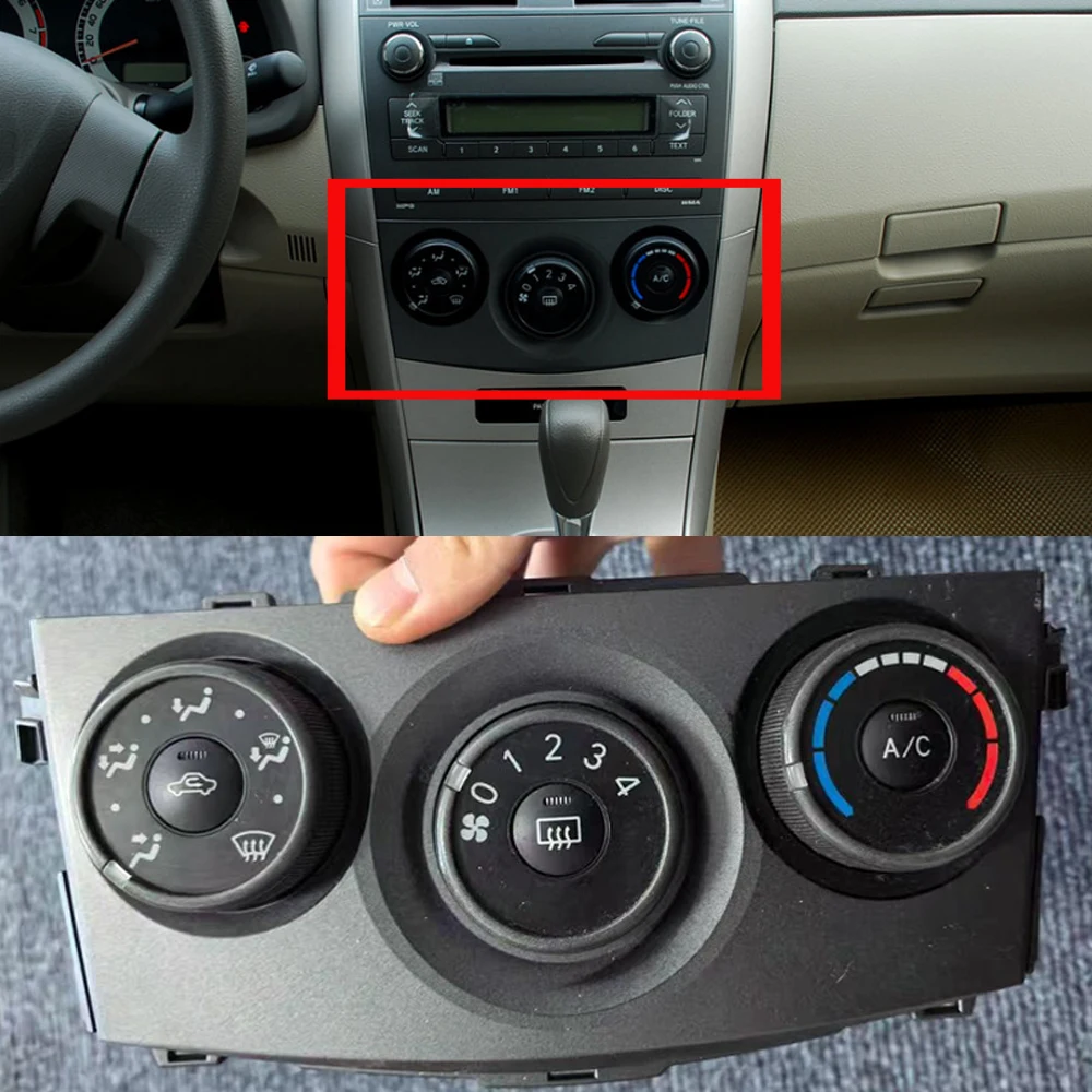For Car Air Conditioning Control Switch assembly for Toyota Carola Corolla 2006-2013 Control Panel Control Switch