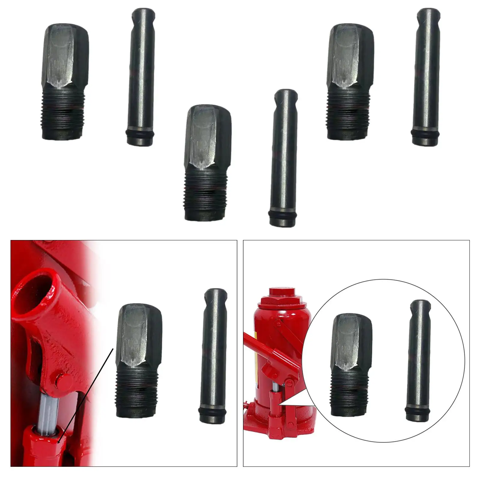 Generic Hydraulic Vertical Jack Oil Pump Body Accessories Metal Automotive Replacement Pump Core Oil Seal Auto Repair Tools