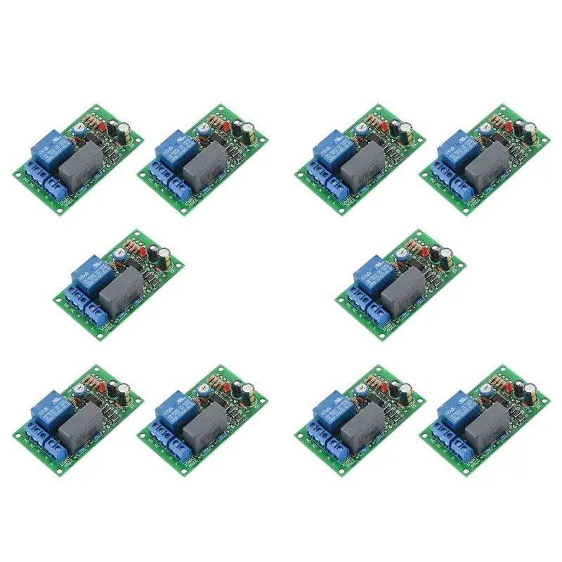 X64A-10X 220V Relay Board, Power On, Time Delay, Circuit Module, Corridor Switch, Stair Light, D1B5