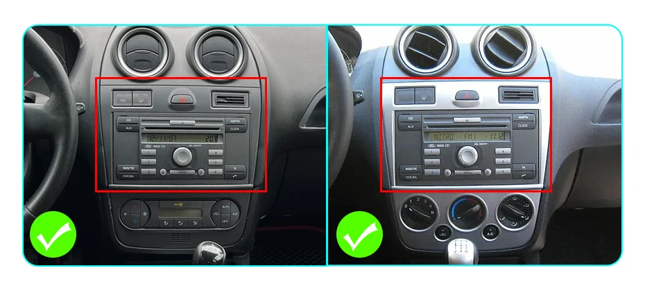 Junsun 9-Zoll Android 15 Autoradio für Ford Fiesta 2002-2008, kabelloses Apple CarPlay, Auto-IPS-Touchscreen, Stereo-Multimedia-Videoplayer, intelligente Fahrzeugsysteme, 2-DIN-Autoradio-Haupteinheit, GPS-Navigation, BT 4G WIFI, 8-Kern, FM AM DSP RDS SWC DAB+ – Detail 2