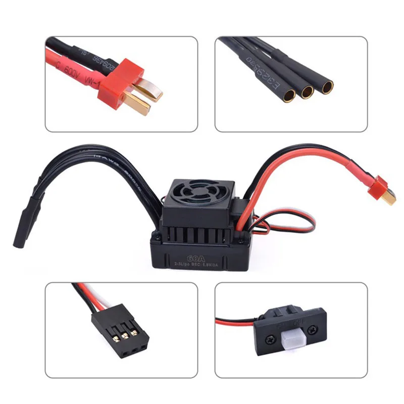 

F540+60A Slotless Brushless Set 1/10 Model Waterproof Electric Motor For AMutomotive