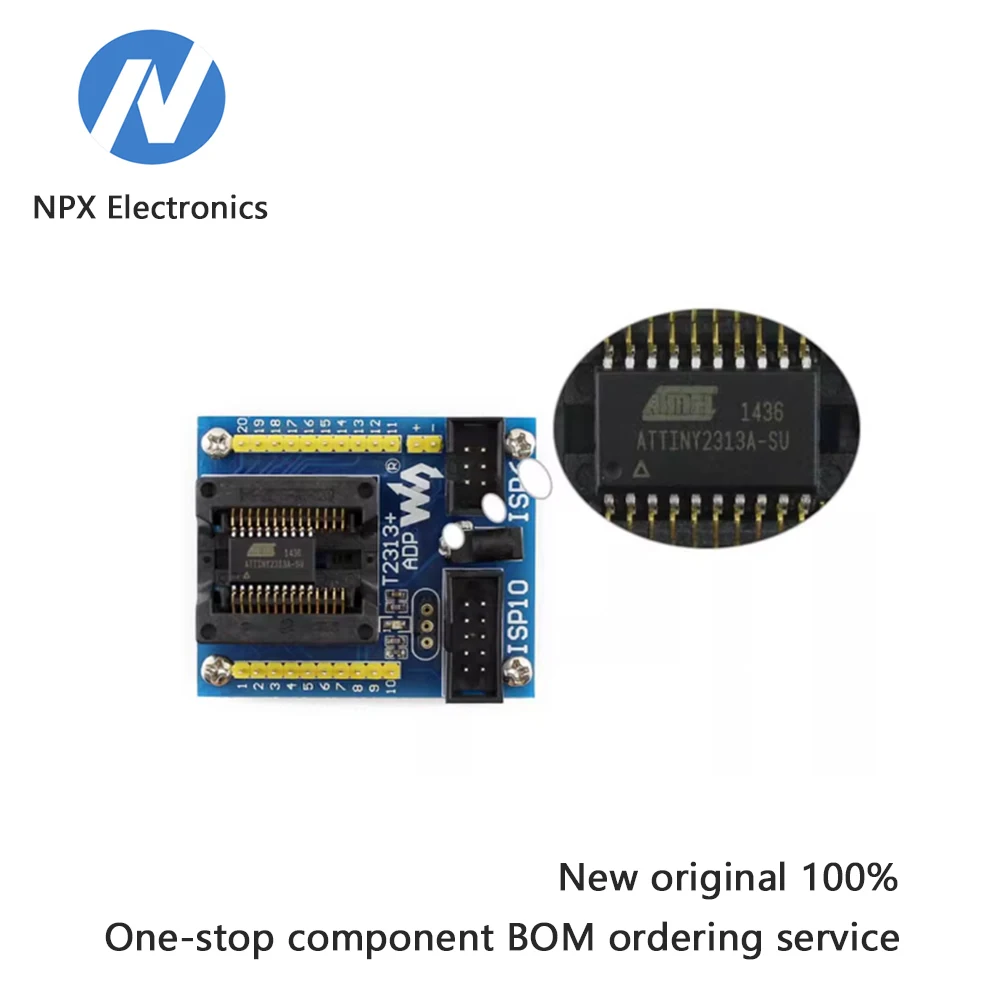 attiny2313a-su-avr-プログラミング-ソケット-テスト-ソケット-アダプター-ソケット-sop20