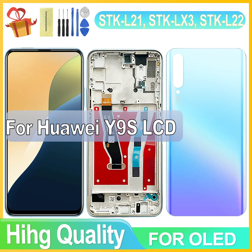 6.59'' LCD Replacement For Huawei Y9S STK-L21 STK-LX3 STK-L22 Display Touch Screen Digitizer For P Smart Pro 2019 Screen