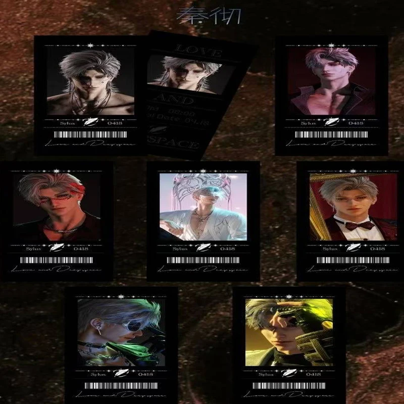 200 Stuks/Liefde En Deepspace Acryl Ticket Kaarten Verzameldoos Met Beoordeeld Holo Folie Officiële Anime Meisje Game gift