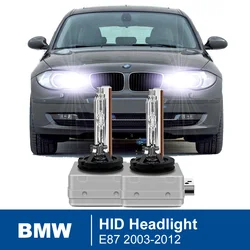 For BMW 1 Series E87 2003-2012 6000K 35W Hid Xenon Headlight Bulb High Low Beam (Only fit original bulb is Xenon)