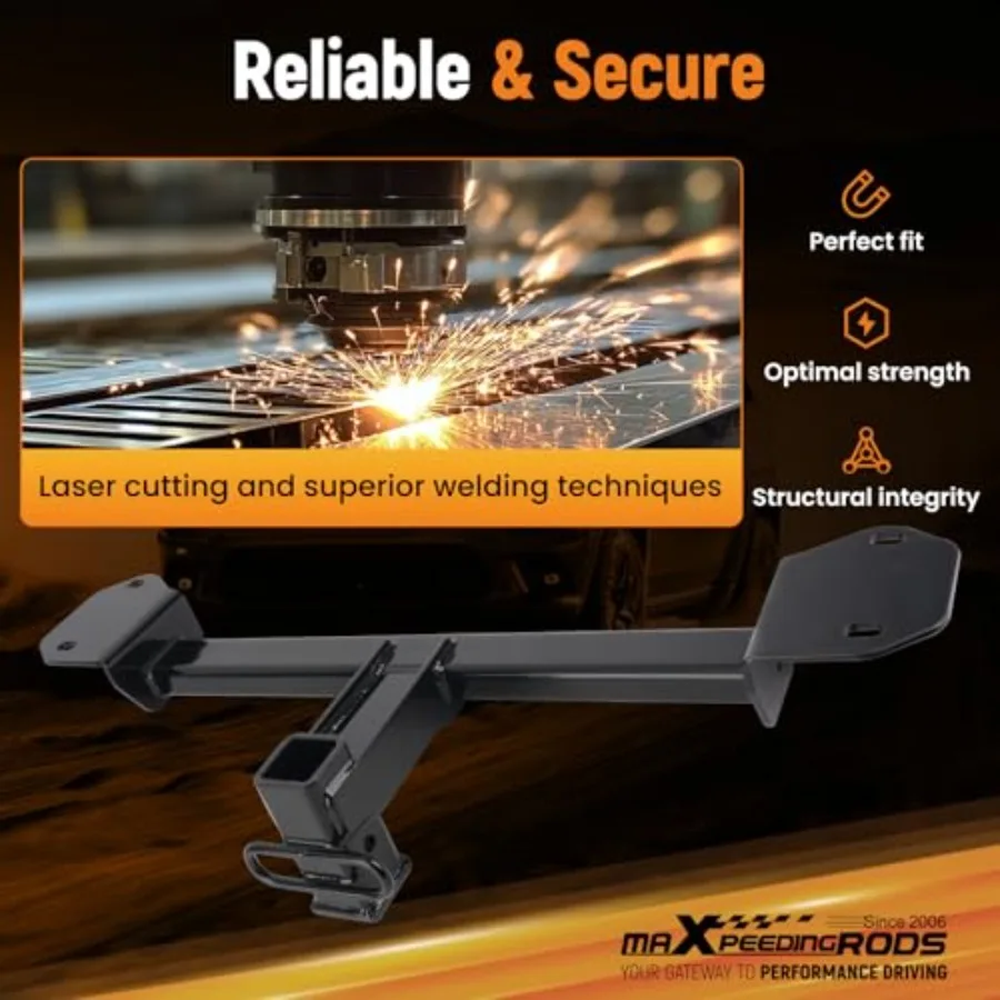 Hitch Trailer Kelas 3 Belakang dengan Receiver 2 Inci untuk BMW X3 2011-2024 X4 2019-2024 5000 LBS GTW