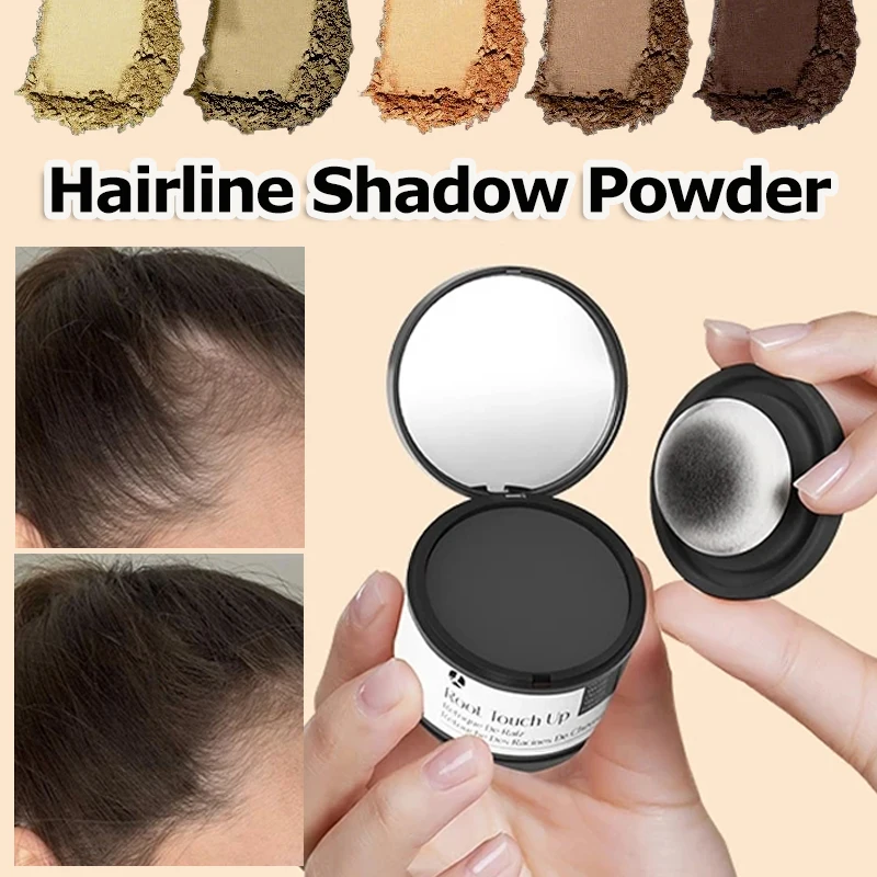 Hair Line Powder Root Up Natural Instant Hairline Contouring Powder Waterproof Hairline Shadow Concealer Repair Fill Makeup Tool