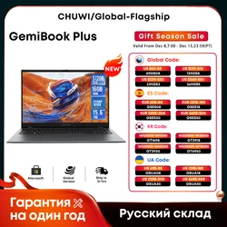 CHUWI GemiBook Plus Laptop Intel N100 Graphics for 12th Gen 15.6