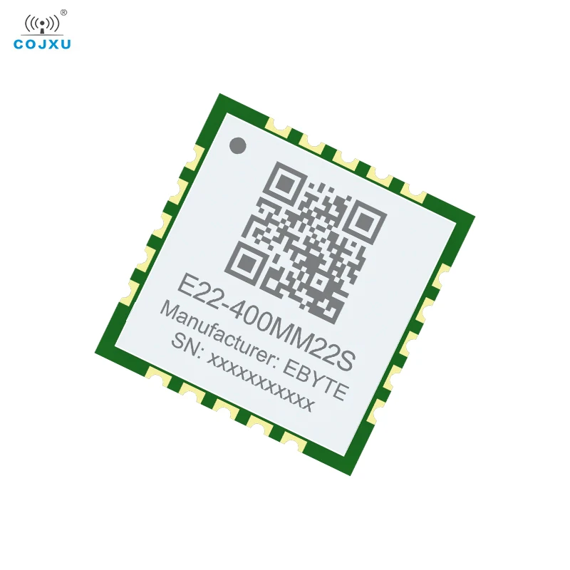 SX1262/1268 LoRa Module 868/915/433MHz COJXU E22-400MM22S/ E22-900MM22S Ultra-Small Size 21.5dBm 7KM IPEX/Stamp Hole SMD Module