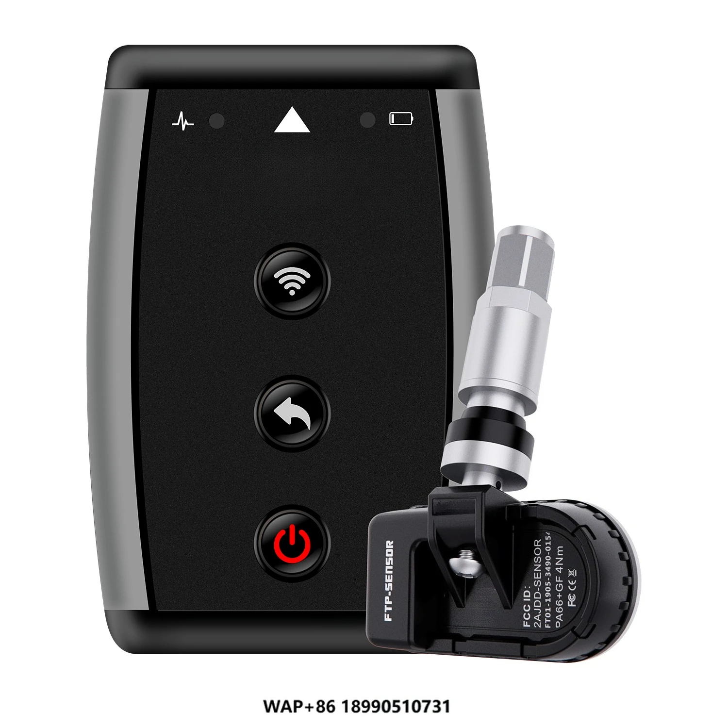 

Fcar FTP-100 TPMS Tire Pressure Sensor Kit Blue-tooth Portable With 1PC Communication Box and 4PCS Sensors Smart Car Tools