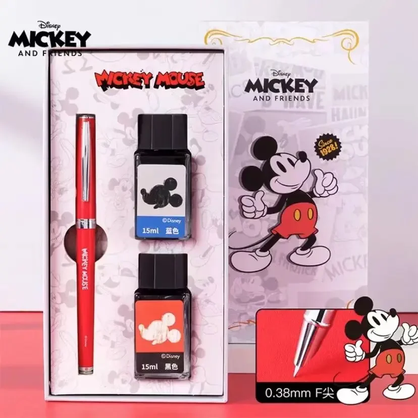 Disney Mickey pen gift box set cartoon creativity gift for students, teachers, holiday stationery gifts, cute couple gifts