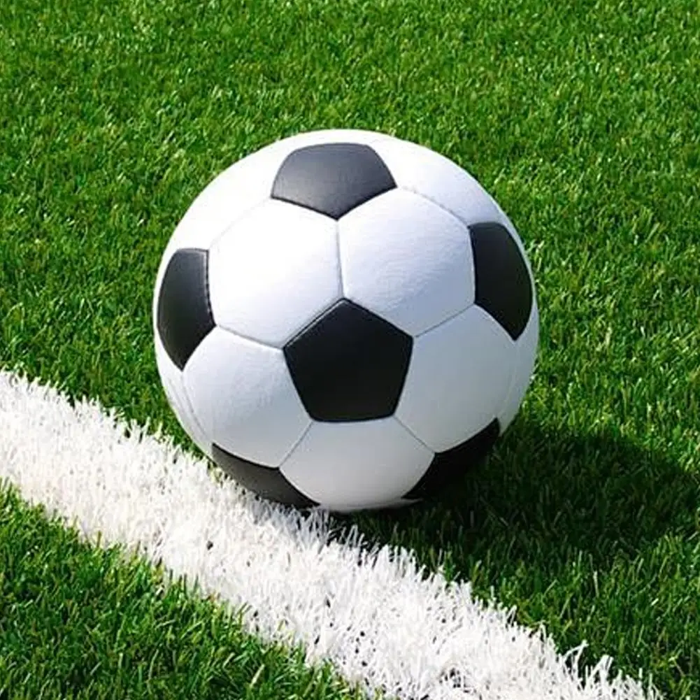 Tamanho 5 bolas de futebol de treinamento profissional clássico branco preto mais grosso plutônio apertado tecido adequado prática de treinamento ou presente