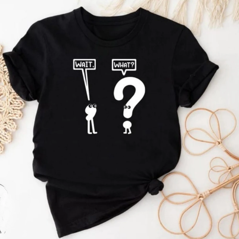 

Wait What T-Shirt Grammar Pun Shirt Funny Grammar Tops English Teacher Gift Funny Teacher Tops T Shirt Women Clothes