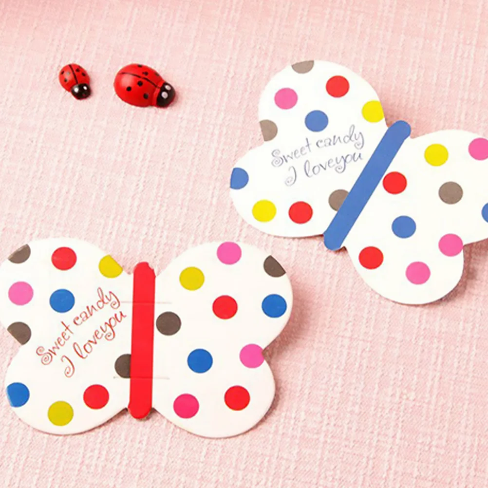 

150Pcs DIY Paper Lollipop Cards Cartoon Pattern Food Safe Candy Packaging Party Decoration Lollipop Card Candy Decorations