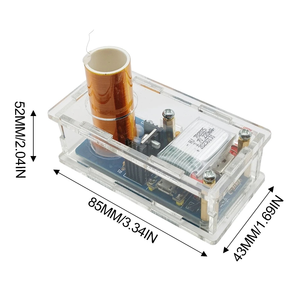 Modèle d'expérience de démonstration de fuchsia de transmission sans fil, bobine de placements rechargeables, générateur de périphérie de jouet de bureau