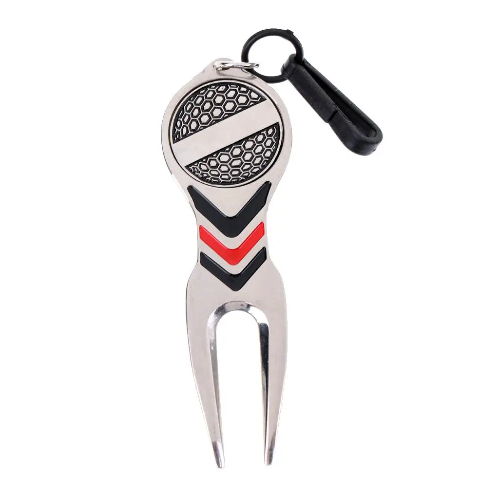 

Pitch Repair Golf Divot Tool with Golf Ball Marker Golfer KIt - Lightweight & Durable