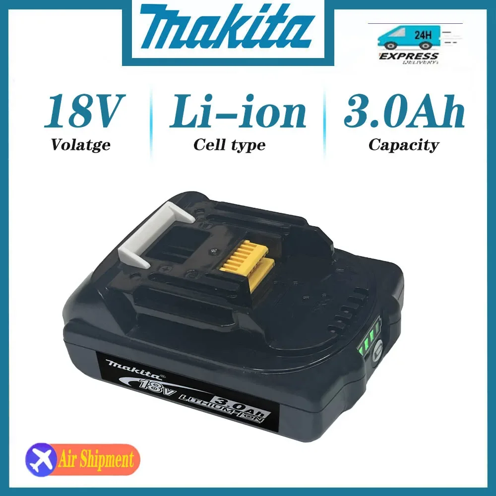 

100% Оригинальный Makita 3000 мАч для Makita 18 в аккумулятор BL1830B BL1850B BL1850 BL1840 BL1860 BL1815 сменный литиевый аккумулятор