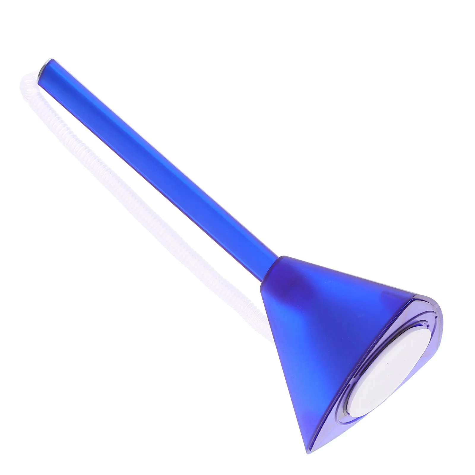 

Blue Ballpoint Pen Spring Chain Design Smooth Writing Tip For Office Hotel Bank Security Use Desktop Pens With Adhesive