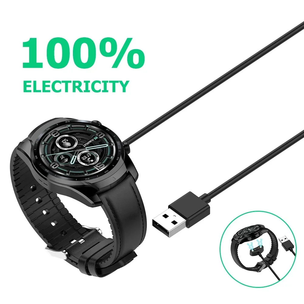 Magnetic USB Charging Cable For TicWatch Pro 5 LTE Charger Adapter Cord Ticwatch proX/ E3/pro 3 ultra