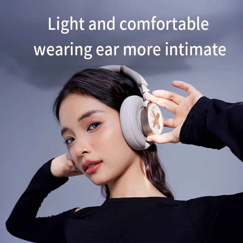 Dmooster D19Pro Headworn Wireless Bluetooth Earbuds ANC Active Noise Reduction Ultra Long standby High Appearance APP Control Pa