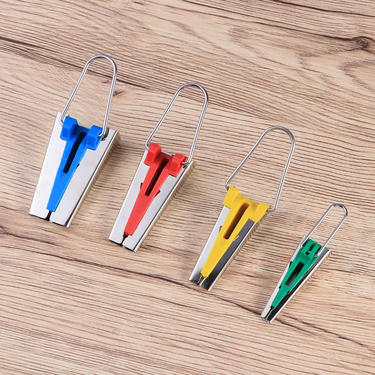 

4 Size Tape Makers 6mm 12mm 18mm 25mm Green Yellow Red Blue Durable Hard Plastic Metal Fast Accurate Sewing Quilting Binding