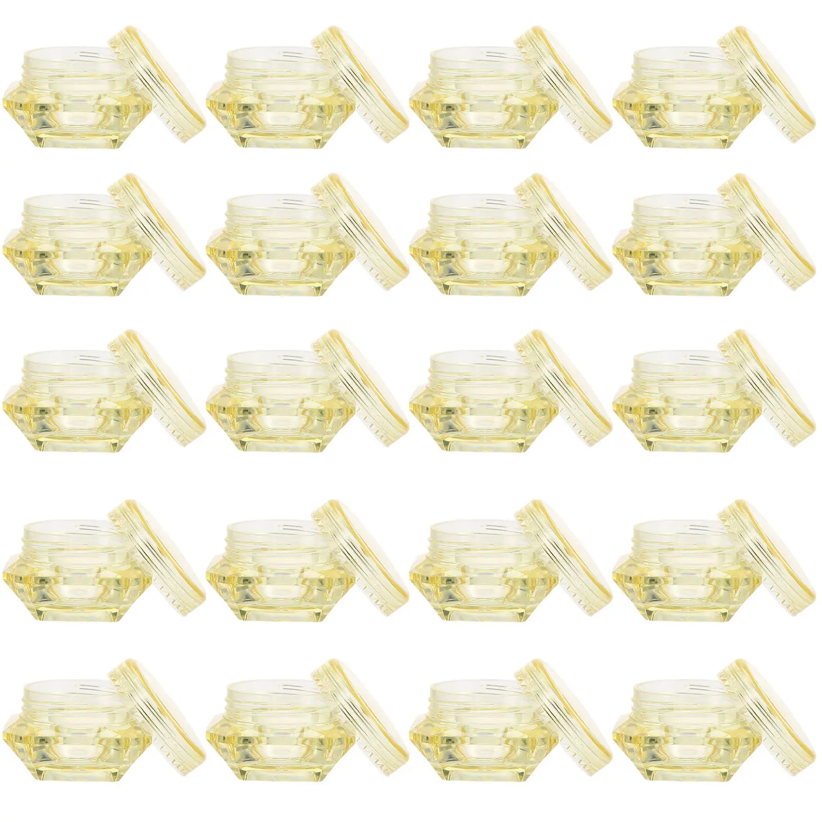 

100Pcs Face Cream Containers Multipurpose Refillable Sub Packing Bottles Travel Storage for Lotion Balms Ointments Cosmetics