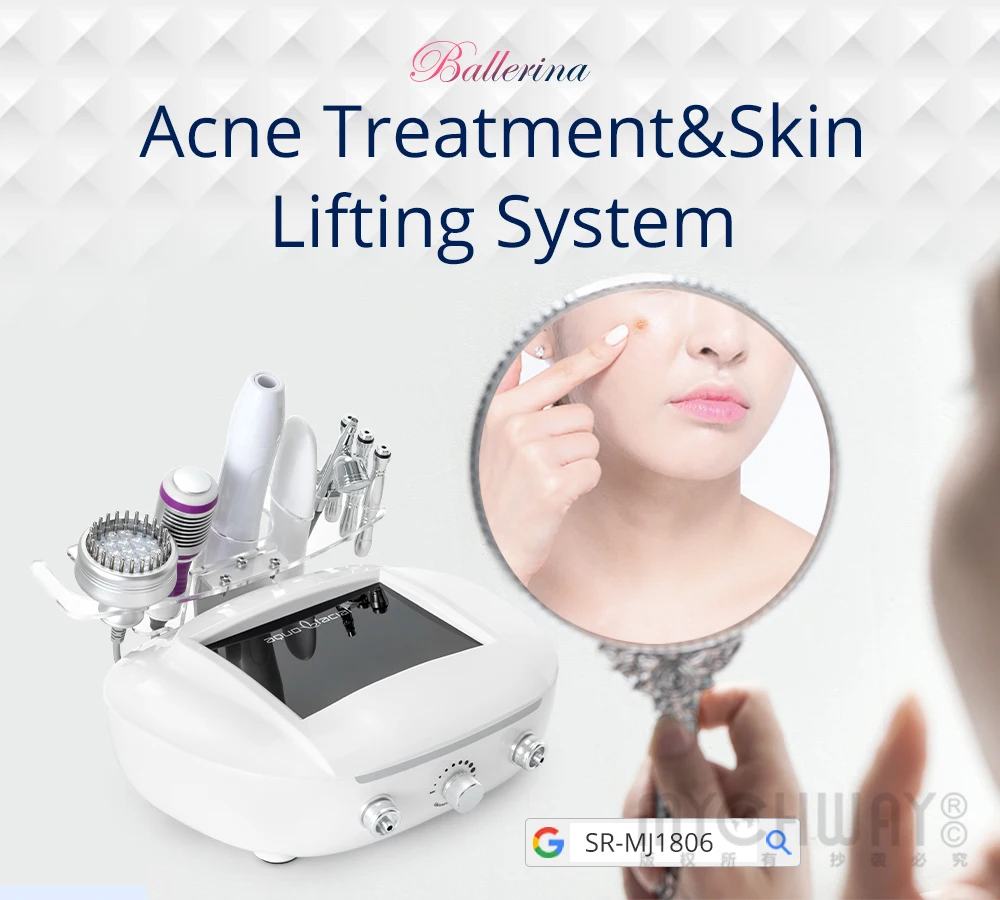 أحدث 6 في 1 آلة تبريد بخاخ الجلد بالموجات فوق الصوتية #2