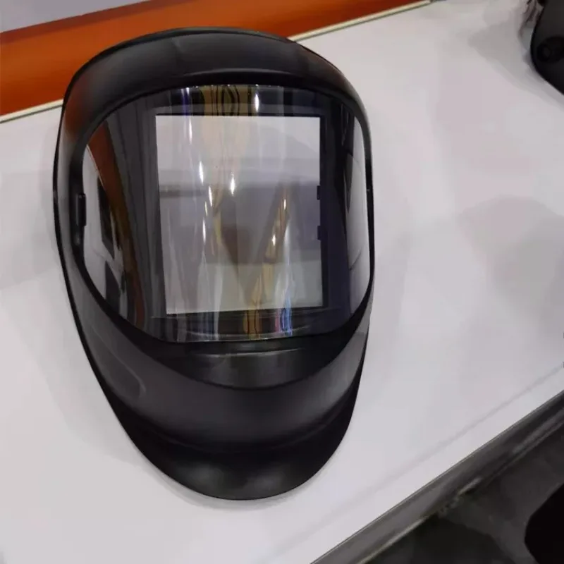 خوذة لحام يعتم أوتوماتيكية تعمل بالطاقة الشمسية بشاشة فيديو كبيرة