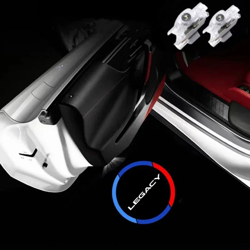 Led Car Door Welcome Light Laser Logo Projector for Subaru Legacy BM/BR BN/BS Impreza GP/GJ Tribeca Car Accessories Interior - view 2