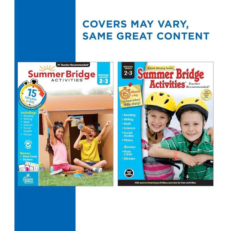 Summer Bridge Activities 2nd To 3rd Grade Workbook Carson Dellosa Carson Dellosa Education 9781483815824 Book