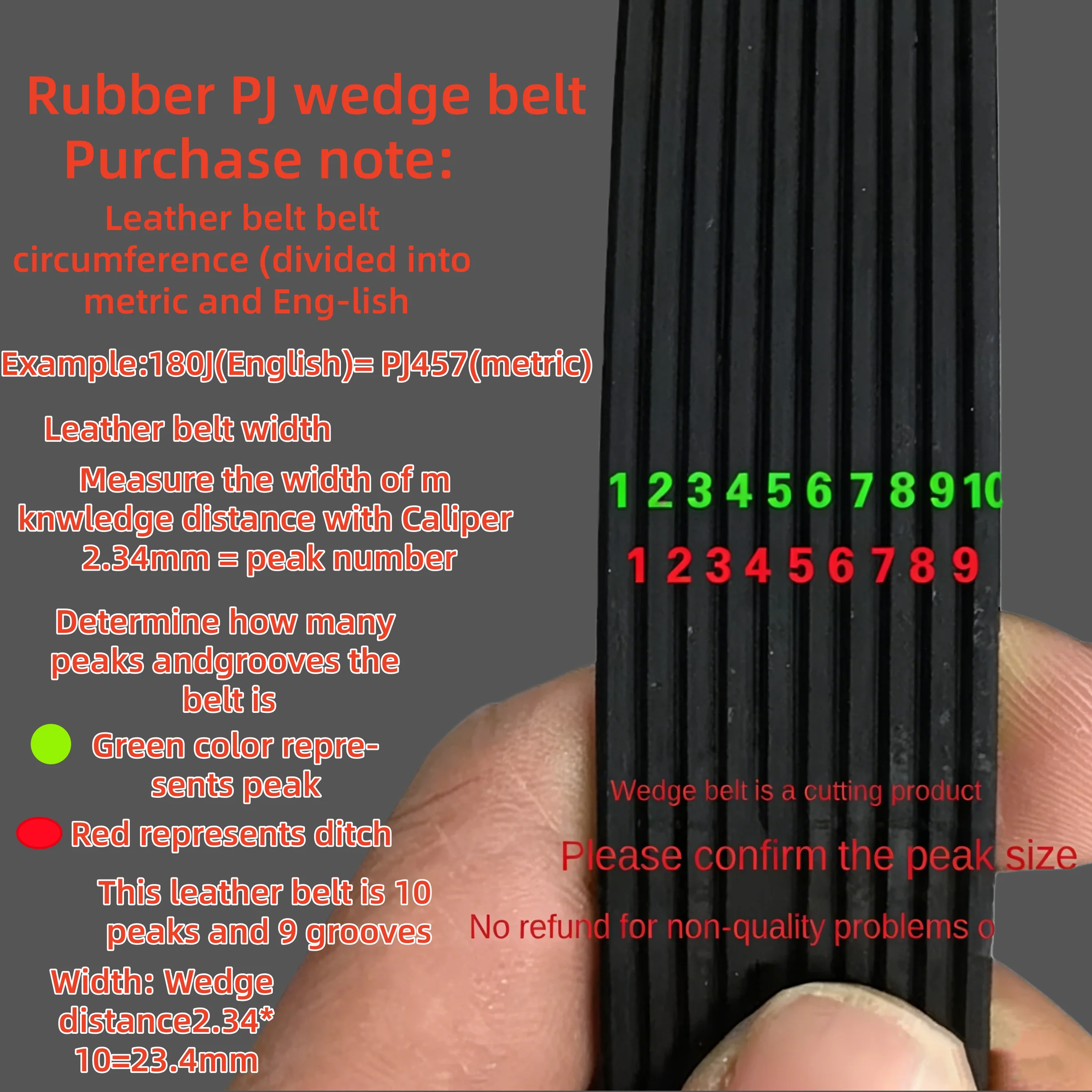 3 to13 Ribs 248J rubber  conveyor belt 250J 255J 256J 260J 265J 270J 275J 280J 285J