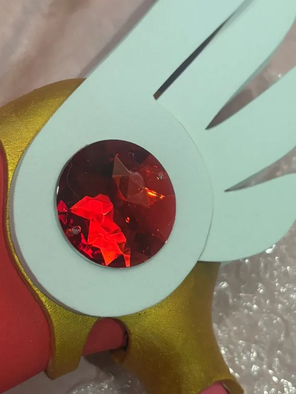 Brdwn Card Captor Sakura Kinomoto Vögel Kopf Sterne Cosplay handgemachte Zauberstab Stab – Detail 9