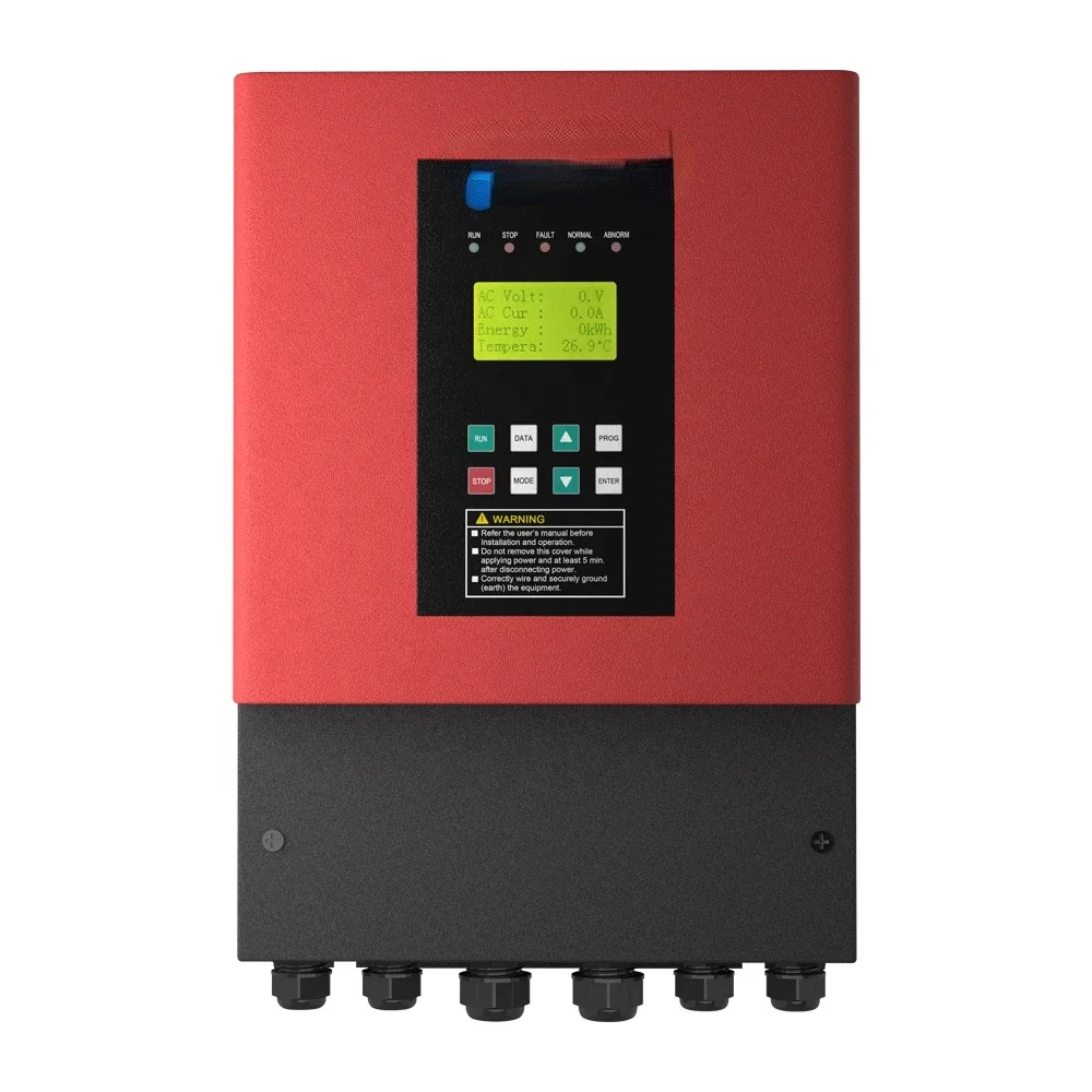

5.5kw Three Phase 220V low-power MPPT hybrid dc and ac input solar pump inverter for farm irrigation