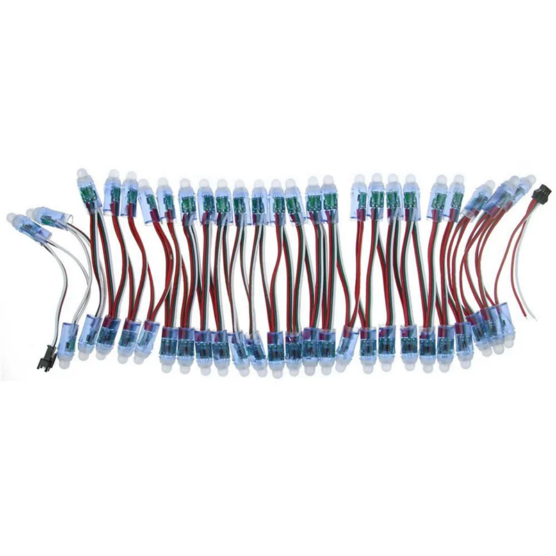 الإلكترونية 1500 قطعة 12 مللي متر WS2811 كامل اللون LED بكسل ضوء وحدة DC5V IP68 مقاوم للماء RGB 2811 1903 IC الرقمية LED عيد الميلاد Lig