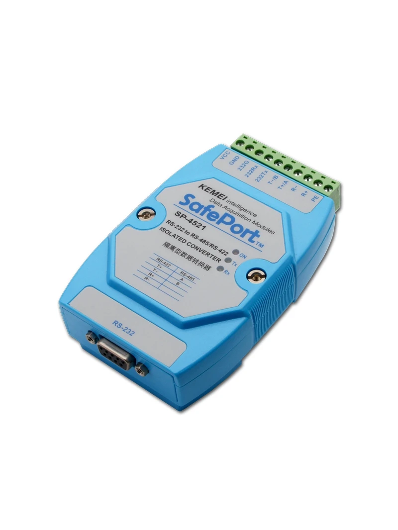 Active Isolation RS232 to RS485 RS422 Bidirectional Converter Lightning Protection Industrial Grade Serial Port Module